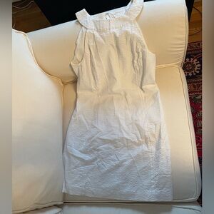 Vineyard Vines Textured White Dress
